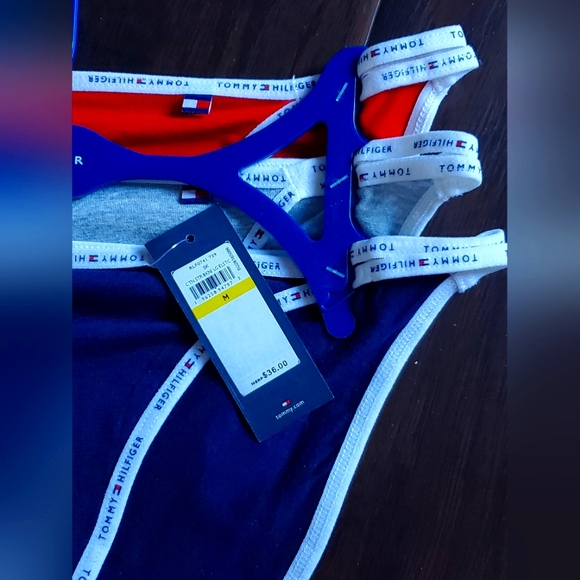 Womens Tommy Hilfiger String Bikini Panties 3pack size: M - Picture 4 of 5